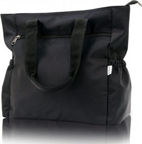 img 4 attached to Large Lightweight Waterproof Tote Bag - Perfect For Gym, Hiking, Picnic, Travel & Beach!