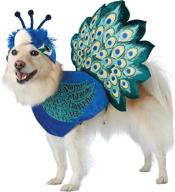 🦚 vibrant peacock pet costume: unleash your pet's inner beauty! logo