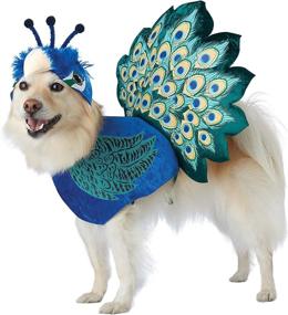 img 2 attached to 🦚 Vibrant Peacock Pet Costume: Unleash Your Pet's Inner Beauty!