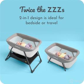 img 3 attached to Century Snooze On 2-in-1 Bassinet, Metro: A Modern Sleep Solution