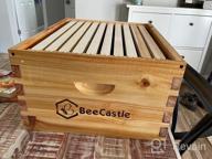 img 1 attached to Build Your Own Beehive: Unassembled Langstroth Deep/Brood Box Kit With Wax Coated Frames And Foundation Sheets review by Bryan Moon