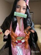 img 1 attached to Halloween Costume For Women - Kamado Cosplay Outfit With Kimono Haori And Bamboo - Available In US Sizes review by Ron Thomas