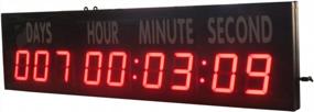 img 3 attached to BTBSIGN Large 4'' LED Countdown Clock Event Timer Counts Down Up In Days Time