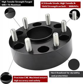 img 1 attached to Прокладка колеса Richeer 6X5,5 для Ram 1500 2019-2022 гг., 4 шт. 1,5-дюймовая проставка колеса 6X139,7 мм со шпильками 14X1,5 и центральным отверстием 77,8 мм для 2019 2020 2021 2022 Ram 1500