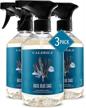 efficient cleaning with caldrea's multi-surface countertop spray, infused with vegetable protein extract, basil blue sage - pack of 3 (16 fl oz each) logo