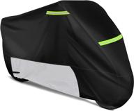 🏍️ 108'' waterproof outdoor motorcycle cover - heavy duty 300d oxford for harley davidson - uv resistant universal fit логотип