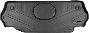 img 4 attached to 🚗 MAXLINER All Weather Cargo Liner Floor Mat - Black for 2015-2018 Jeep Wrangler 2 Door Models (JK Old Body Style)