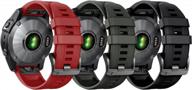 22mm quickfit watch band compatible with fenix 7, fenix 6, fenix 5, and fenix 5 plus sports smartwatches - notocity sports band logo