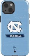 show your tar heel pride with skinit's iphone 14 impact case - officially licensed and highly durable logo