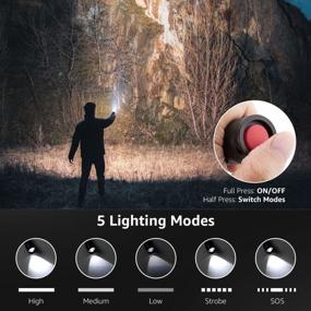 img 2 attached to Unleash The Power Of Lepro LED Flashlight LE2000: High Lumen, 5 Modes, Waterproof And More For Ultimate Camping And Emergency Experience