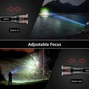 img 1 attached to Unleash The Power Of Lepro LED Flashlight LE2000: High Lumen, 5 Modes, Waterproof And More For Ultimate Camping And Emergency Experience
