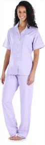 img 1 attached to Cozy Up In Style With Sleepyheads Women'S Cotton Button-Down Lounger Pajama Set