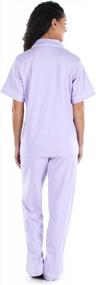 img 3 attached to Cozy Up In Style With Sleepyheads Women'S Cotton Button-Down Lounger Pajama Set