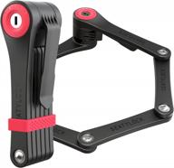 clipster foldylock: отмеченный наградами компактный велосипедный замок, удобный для носки и легкий, в комплекте ключ - 75 см - идеально подходит для велосипедов, электровелосипедов и скутеров - идеальный аксессуар для безопасности умного велосипеда логотип