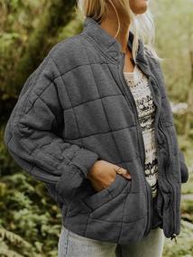 img 2 attached to Womens Lightweight Quilted Jackets Outwears Women's Clothing ~ Coats, Jackets & Vests