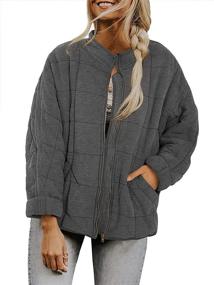 img 3 attached to Womens Lightweight Quilted Jackets Outwears Women's Clothing ~ Coats, Jackets & Vests