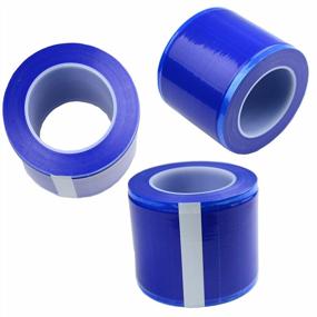 img 2 attached to Blue Disposable Barrier Film Dental Tape Protective PE Film 1200 Sheets Microblading Surfaces Cleaning Protection For Dentists And Hygienists