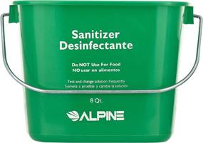 img 3 attached to 🧼 Alpine Industries Commercial Sanitizing Pail Bucket: 8 Quart, Green - Top-Quality for Ultimate Sanitization