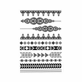 img 1 attached to 70+ Sexy Temporary Tattoos Black Henna Designs For Weddings, Bridal Showers And Bachelorette Parties - Adults & Teens Arms Legs Shoulder Or Back Tattoo Ideas