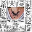 70+ sexy temporary tattoos black henna designs for weddings, bridal showers and bachelorette parties - adults & teens arms legs shoulder or back tattoo ideas logo