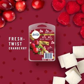 img 1 attached to 🍒 Febreze Wax Melts Air Freshener, Fresh-Twist Cranberry & Fresh-Cut Pine, 2.75 oz. Pack of 4