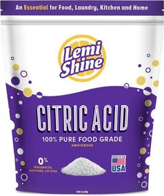 img 4 attached to Lemi Shine Citric Acid 5lb Bag - Pure Food-Grade Flavor Enhancer & All-Natural Preservative, Fragrance Free for Bath Bombs, Cooking, Canning, & Homemade Cleaning Supplies