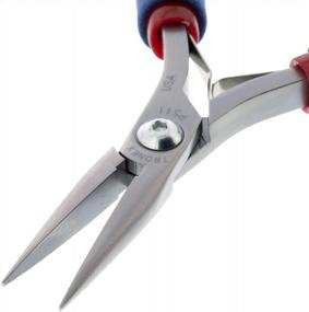 img 4 attached to Tronex Tools Short Chain Nose Pliers W/ Standard Handle & Tip Protector - 1 Piece