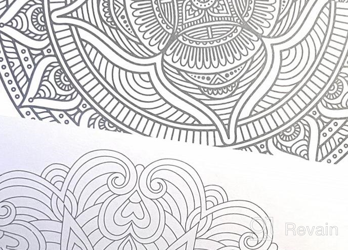 img 1 attached to Unwind And De-Stress With Arteza'S Mandala Coloring Book For Adults - 50 One-Sided Images Of Intricate Designs On 9X9 Inches, Perfect For Relaxing, Reflecting, And Decompressing review by Joe Jimenez