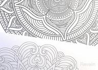 картинка 1 прикреплена к отзыву Unwind And De-Stress With Arteza'S Mandala Coloring Book For Adults - 50 One-Sided Images Of Intricate Designs On 9X9 Inches, Perfect For Relaxing, Reflecting, And Decompressing от Joe Jimenez