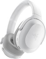 razer barracuda wireless gaming & mobile headset (pc, playstation, switch, android, ios): 2.4ghz wireless + bluetooth - integrated noise-cancelling mic - 50mm drivers - 40 hr battery - mercury white logo