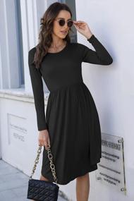 img 2 attached to Stylish And Practical: Levaca Women'S Casual Dress With Convenient Pockets
