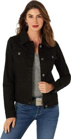 img 4 attached to Wrangler Authentics Womens Jacket Weathered Women's Clothing ~ Coats, Jackets & Vests