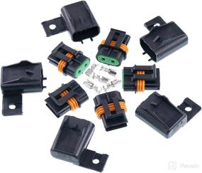 img 1 attached to 🔌 Swpeet 5Pack Waterproof ATO ATO ATC Fuse Holder Assembly: Splice Existing Wire Kit for ATO ATC Fuses - The Ultimate Solution