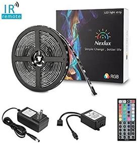 img 2 attached to Nexlux 16.4Ft RGB LED Strip Lights With 44 Keys Remote Controller For Home Decoration