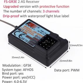 img 2 attached to Waterproof Flysky RC Receiver For Crawlers, Boats & Trucks - Pack Of 4