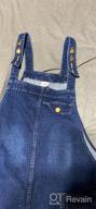 img 1 attached to Soojun Women'S Casual Baggy Denim Bib Overall review by Yolanda Baca