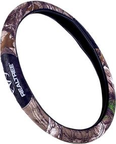 img 2 attached to 🚗 Enhance Your Driving Experience with Realtree Outfitters Camo Steering Wheel Cover for Auto Car Truck SUV Vehicle