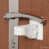 🔒 duosi door locks for kids safety - door knob & lever, child-proofing 4 pack - no drilling, easy baby proof, child safety locks for doors logo