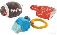 🏈 fisher-price tiny touchdowns gift set: football-themed baby toys for 3-months and up logo