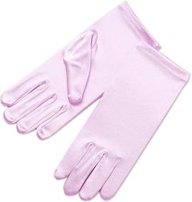 img 1 attached to ZaZa Bridal Stretch 2BL Girls 8 12Yrs Girls' Accessories : Special Occasion Gloves