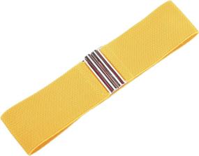 img 1 attached to Interlock Buckle Elastic Waistband CL409 1 Women's Accessories at Belts