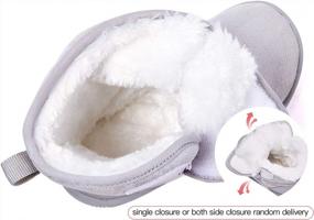 img 2 attached to Warm Winter Boots For Toddlers: BMCiTYBM Snow Boots For Girls And Boys