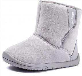 img 4 attached to Warm Winter Boots For Toddlers: BMCiTYBM Snow Boots For Girls And Boys