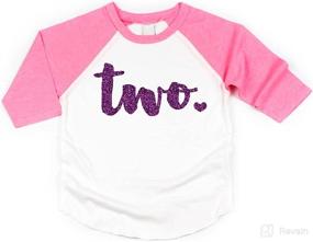 img 4 attached to 🎂 Girl's Bump and Beyond Designs 2nd Birthday Outfit - 2nd Birthday Shirt for Two Year Olds