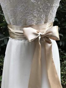 img 1 attached to Eyrie Bridal Wedding Bridesmaid Material Women's Accessories : Belts