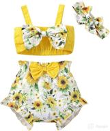 newborn swimsuit outfits sunflower sunflower 3pcs apparel & accessories baby boys best: clothing logo