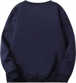 img 3 attached to Warmth And Comfort In One: Flygo Mens Sherpa Lined Fleece Sweatshirt