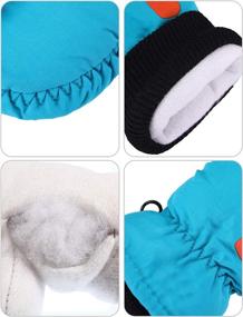 img 1 attached to 🧤 Boao Winter Waterproof Mittens for Girls – Cotton Lined Accessory for Cold Weather