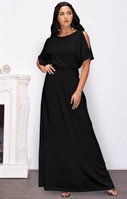 img 2 attached to KOH Elegant Cocktail Maternity Sundress Women's Clothing via Dresses