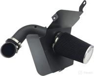 perfit formance cold air intake induction kit with 4-inch intake pipe and filter | fits 2003-2007 dodge ram 2500 3500 5.9l l6 turbo diesel | black tube & black filter логотип